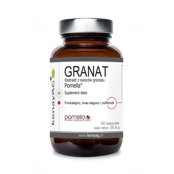 Kenay Granatäppleextrakt 860 mg - 60 vegetariska kapslar