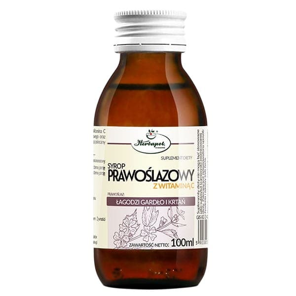Herbapol Kraków - Mallow Syrup with Vitamin C 100ml