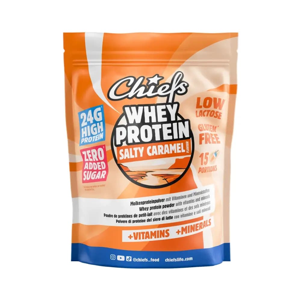Chiefs - Whey Protein Powder - Salty Caramel – Chiefs opakowanie