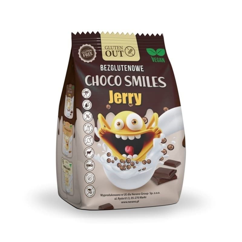 Bio Planet - Choco Smiles - 375g – Bio Planet förpackning