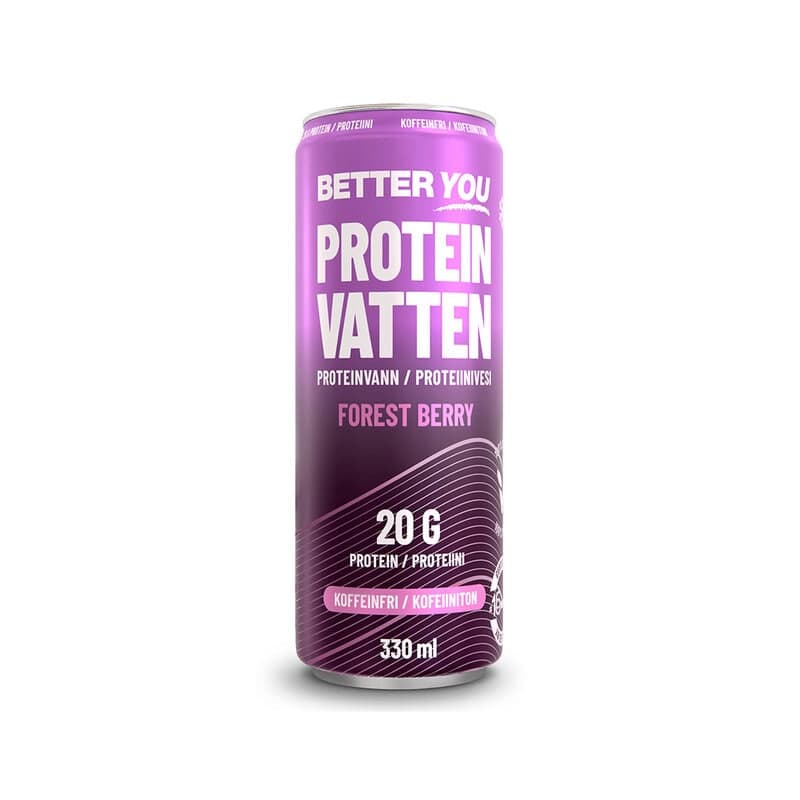 Woda proteinowa Forest Berry bez kofeiny 330ml – Better You opakowanie