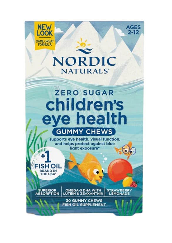 Nordic Naturals Children's Eye Health 484 mg Omega-3 Gummies – Nordic Naturals verpakking