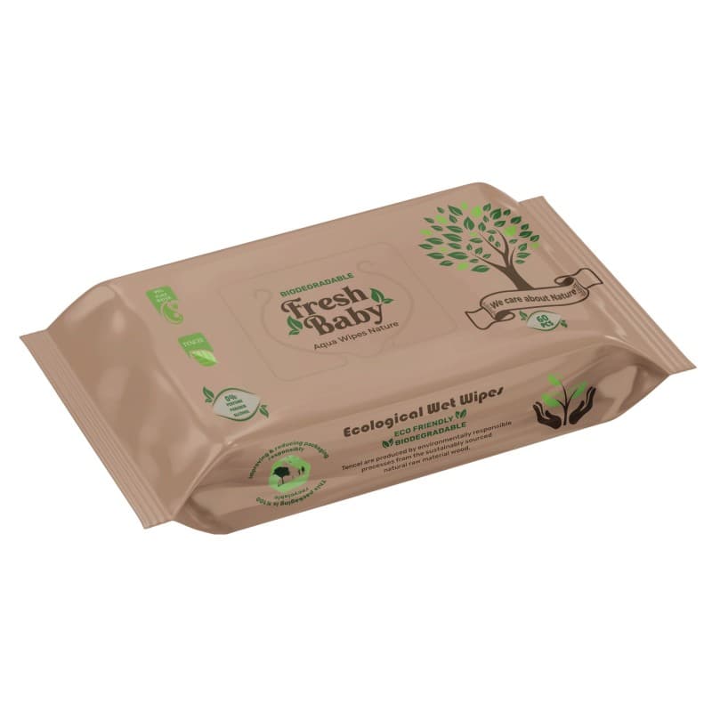Fresh Baby Aqua Nature Toallitas húmedas 60 unidades | Fresh Baby