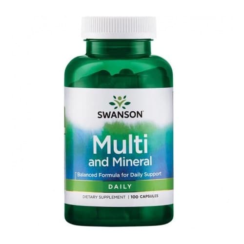 Swanson Multi And Mineral 100 kapslar