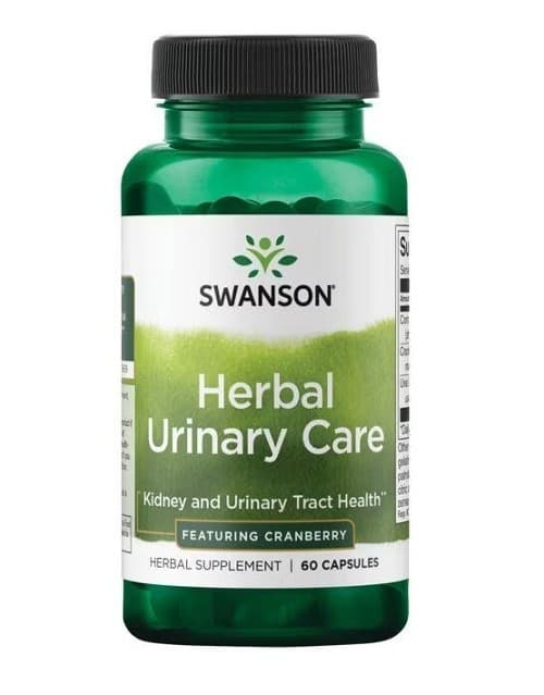Swanson - Herbal Urinary Care - 60 Caps – Swanson förpackning