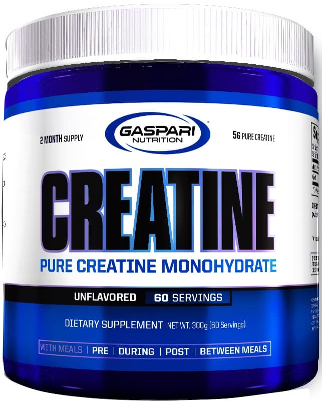 Gaspari Nutrition Creatine 300g - Mikroniseret Kreatinmonohydrat – Gaspari Nutrition embalagem