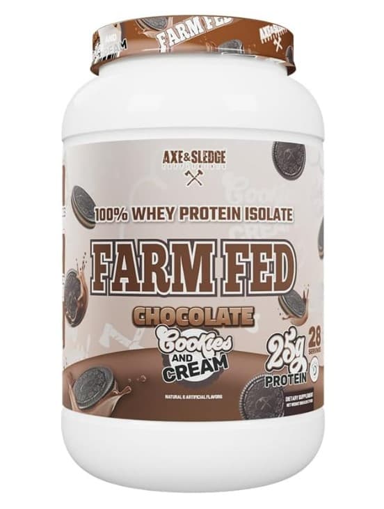 Axe & Sledge Chocolate Cookies And Cream 986g – Axe & Sledge packaging