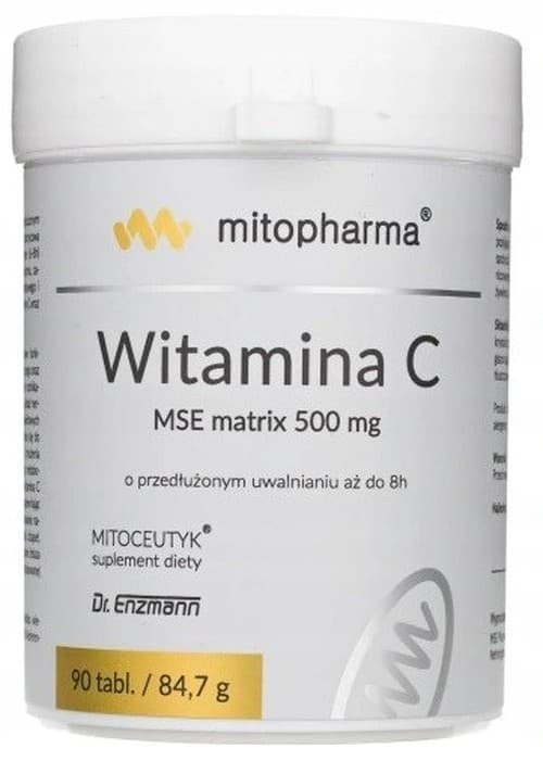 Mitopharma - Witamina C MSE matrix 500 mg – mitopharma packaging