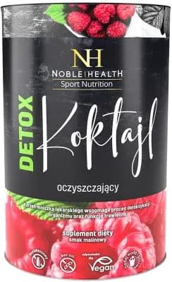 Noble Health Detox-Shake Himbeere 150g – Noble Health packaging