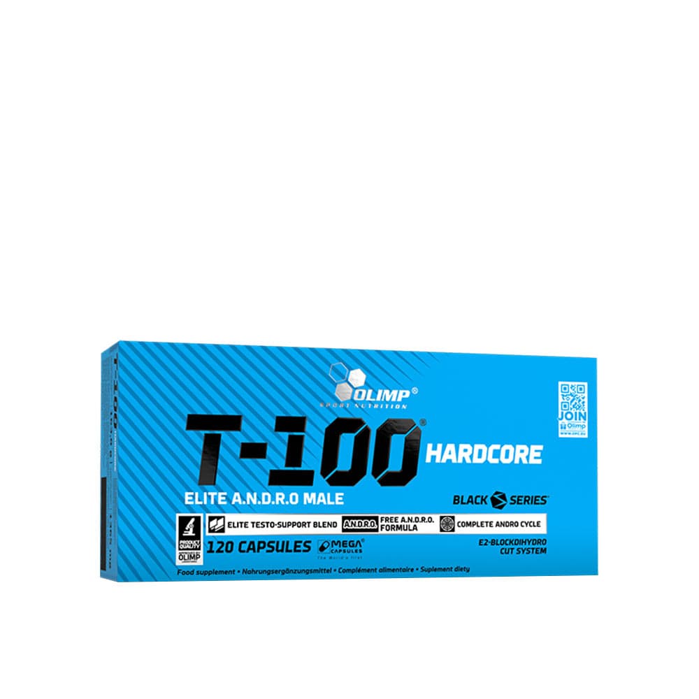 Olimp Labs - T-100 Hardcore Elite A.N.D.R.O Male - 120 capsules – Olimp Labs packaging