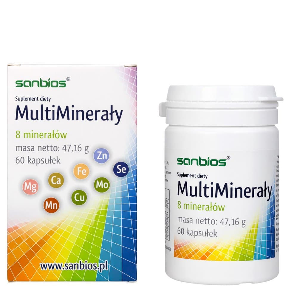Sanbios - Multiminerais - 60 cápsulas – Sanbios embalagem