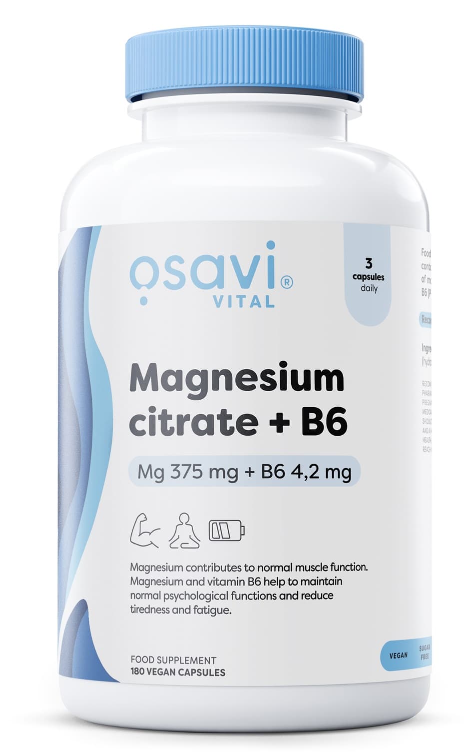 Osavi Nature - Citrato de Magnésio + B6 – Osavi packaging