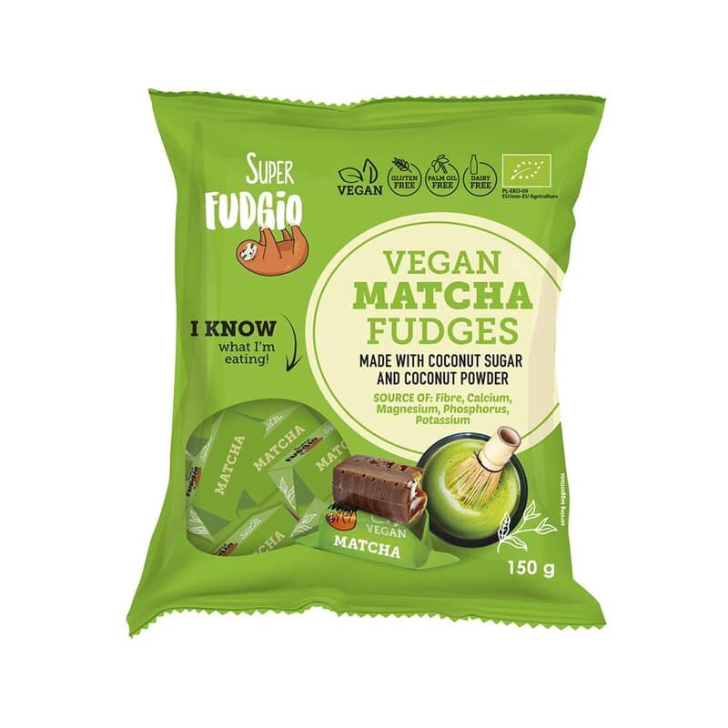 Fudge Matcha 150g – Super Fudgio empaque