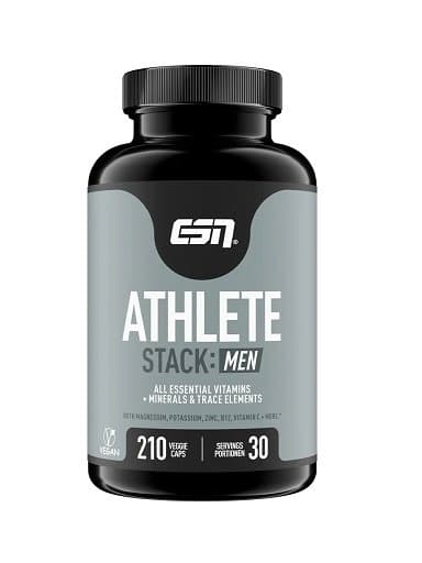 ESN (Elite Sports Nutrition) - Athlete Stack för män - 210 kapslar