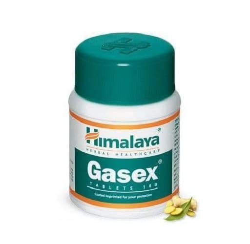 Himalaya - Herbals Gasex - 100 tabletten – verpakking