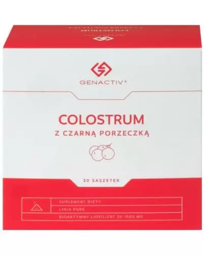 Genactiv - Colostrum With Black Currant Sachets 1000mg, 30 Pcs