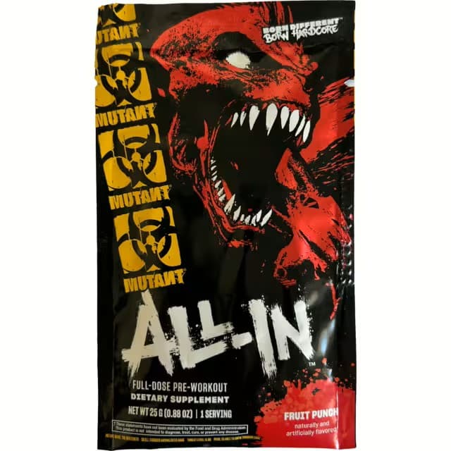 Mutant ALL-IN, Fruit Punch - 25g (1 portion) – Mutant emballage