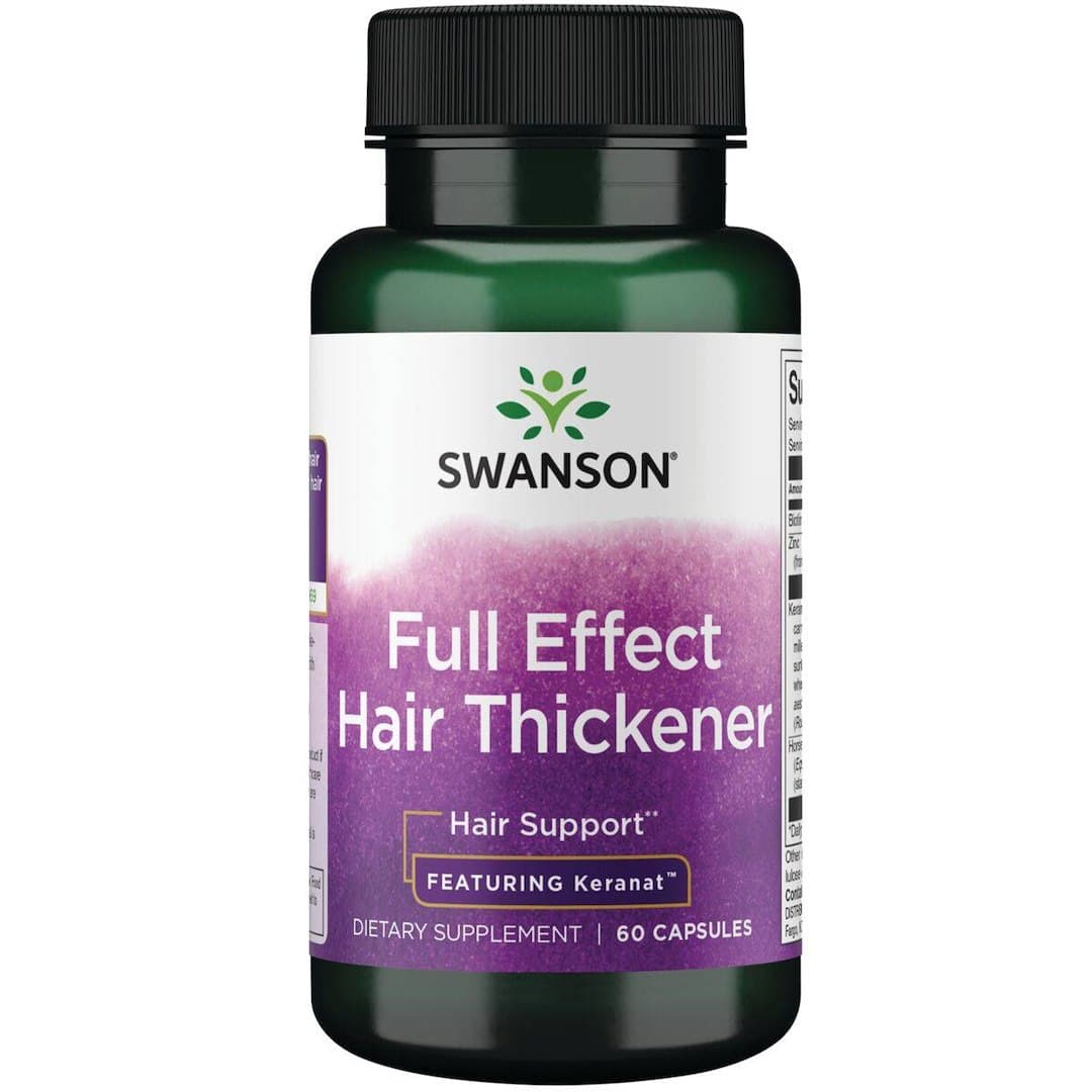 Swanson Full Effect Hair Thickener 60 capsules – Swanson verpakking