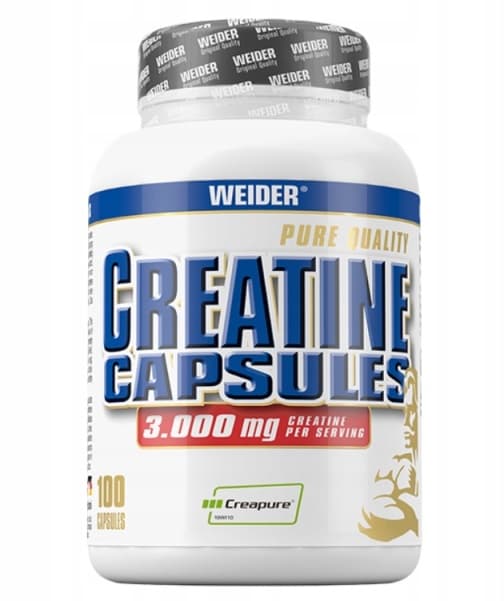 Weider - Creatine Caps – Weider förpackning