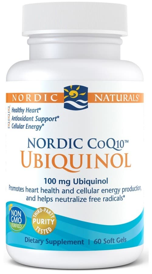 Nordic Naturals - CoQ10 Ubiquinol, 100mg - 60 Sgels – Nordic Naturals packaging