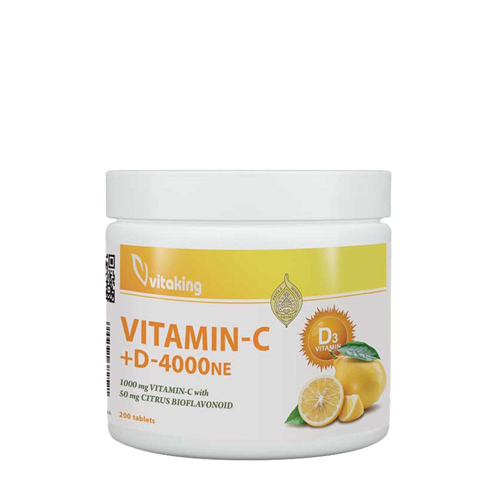 Vitaking Vitamin C + D-4000NE – Vitaking packaging