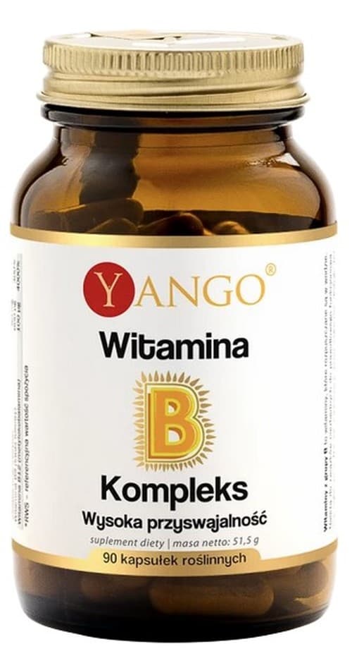 Yango B-Vitamin Komplex 90 kapsułek – Yango packaging