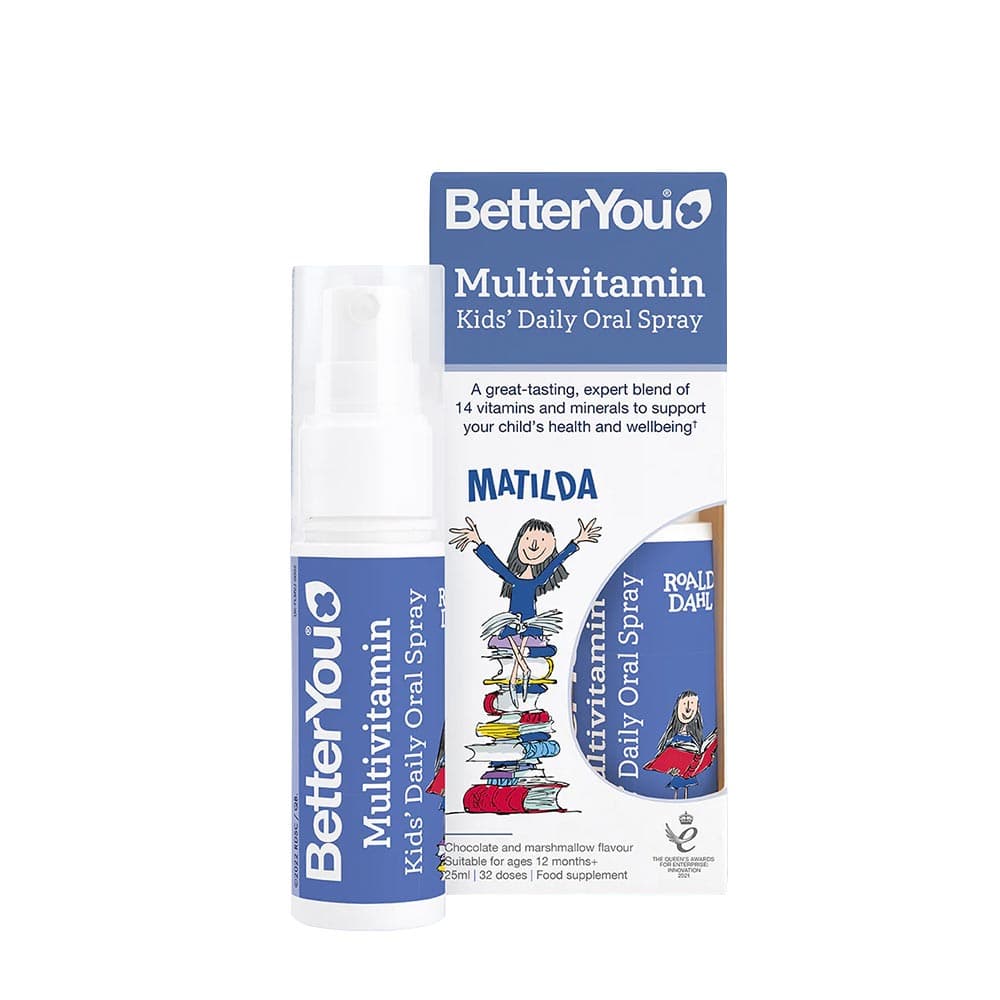 Better You - Multivitamin Kids' Daily Oral Spray - 25ml – Better You förpackning
