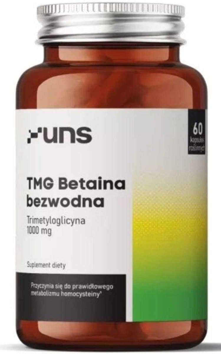 UNS TMG Betaina Bezwodna 60 capsule vegane – UNS confezione