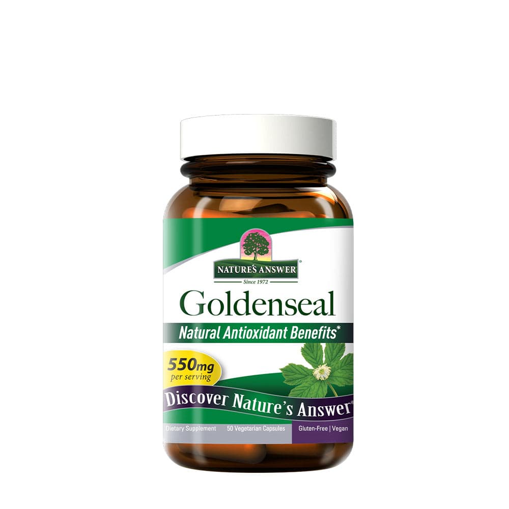 Nature's Answer Goldenseal Full Spectrum Herb 550mg - 50 vegetarische capsules