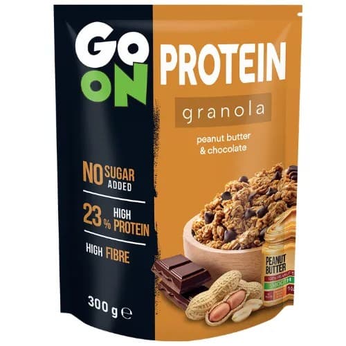 San Protein Granola Beurre de Cacahuète & Chocolat 300 g – Go On emballage