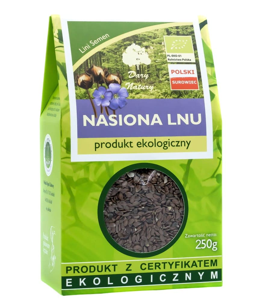 Dary Natury - Leinsamen - 250g – Dary Natury packaging