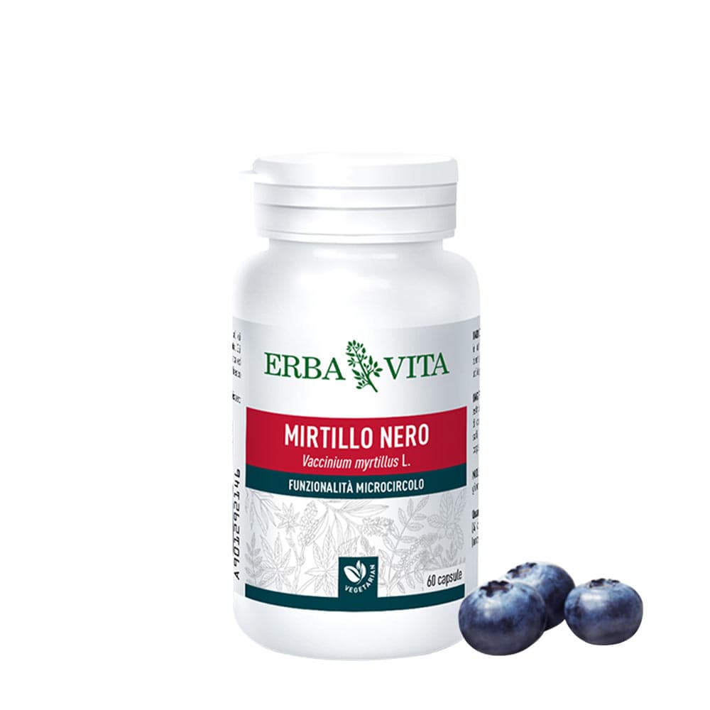 Erba Vita - Bilberry - 60 Caps – Erba Vita förpackning
