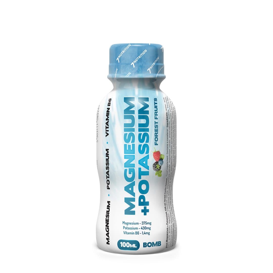 7Nutrition Magnesium Potassium shot 100 ml saveur fruits des bois – 7 Nutrition emballage