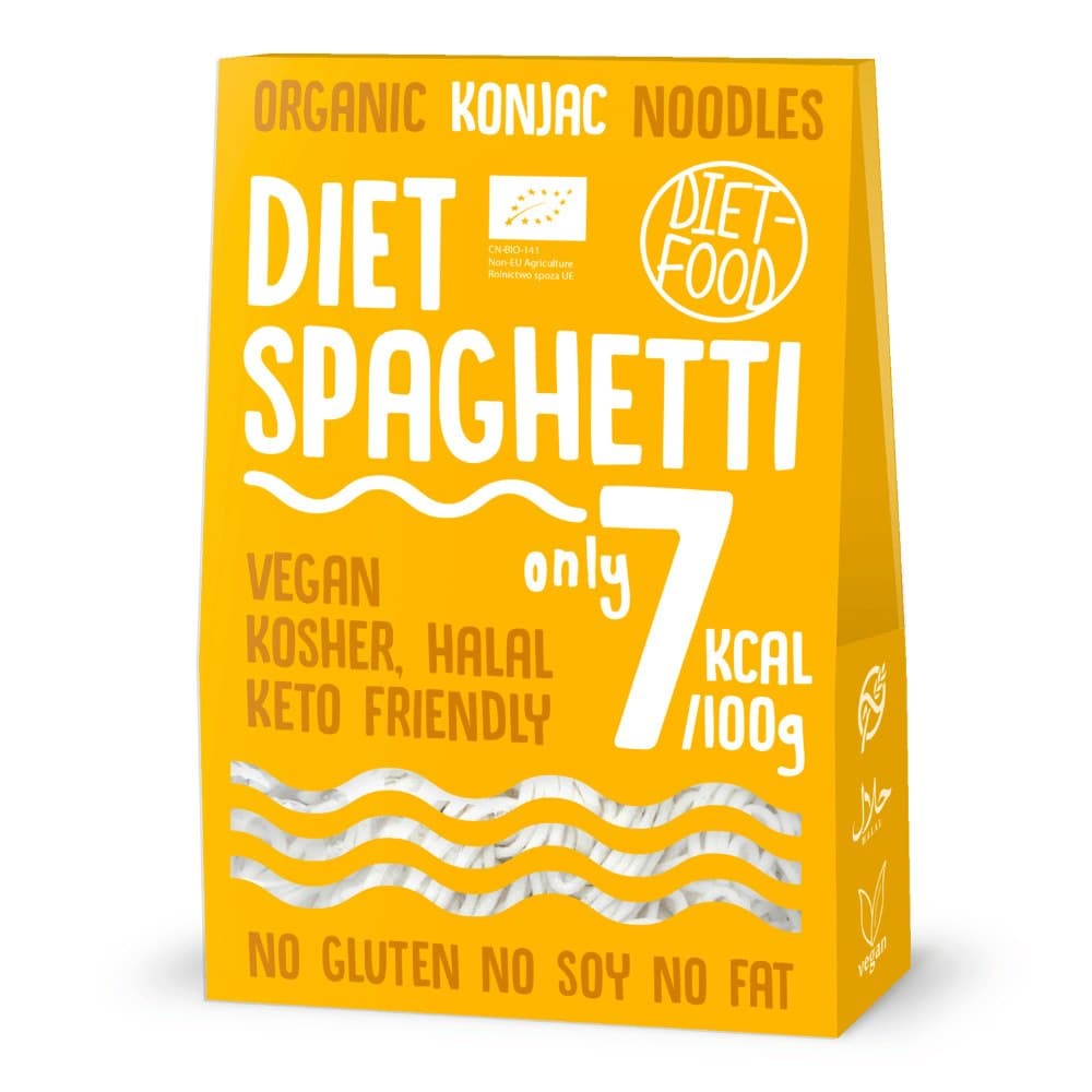 Diet Food Makaron Shirataki Konjac Spaghetti Bio 300g – Diet-Food packaging