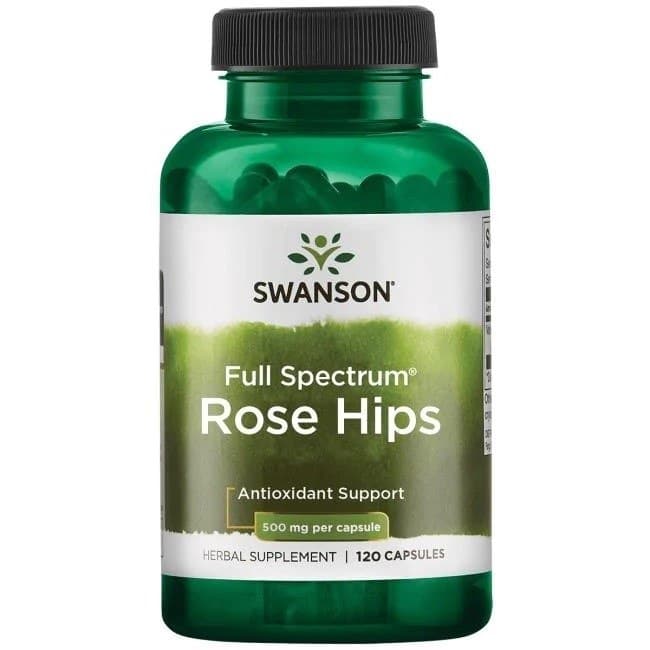Swanson Full Spectrum Rose Hips 500 mg – 120 kapslar