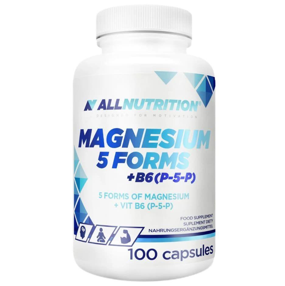 Allnutrition - Magnesium 5 Forms + B6 (P-5-P) - 100 Kapseln – Allnutrition Verpackung