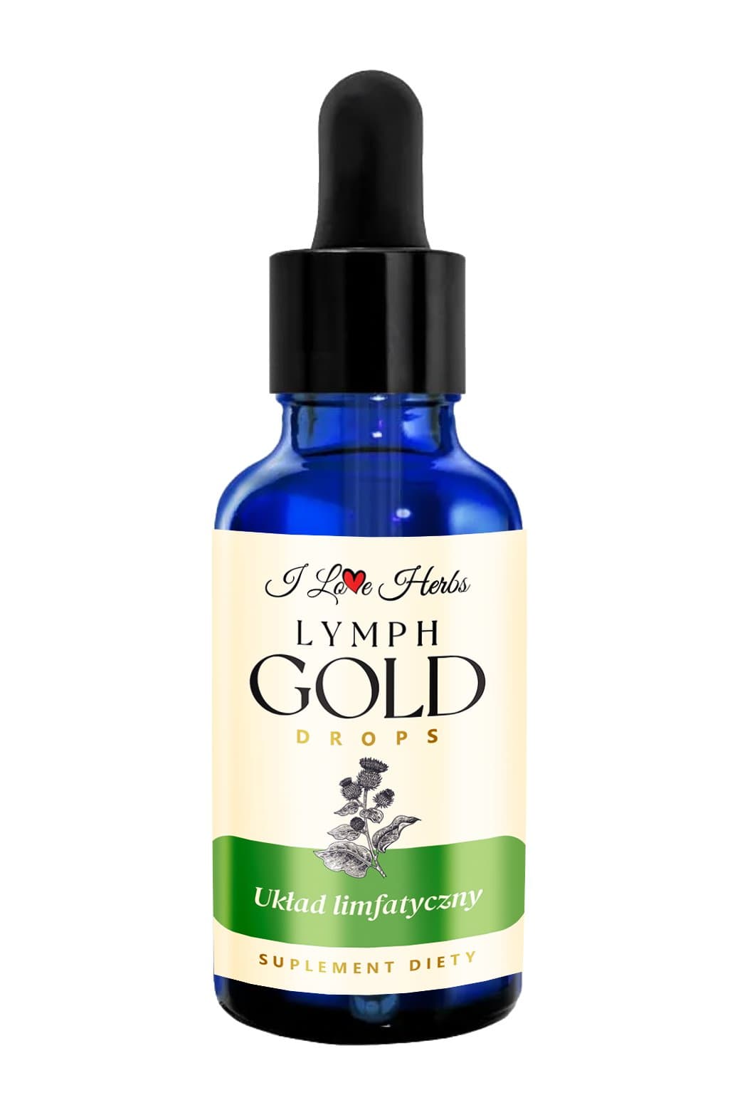 I Love Herbs Lymph Gold Drops 50ml