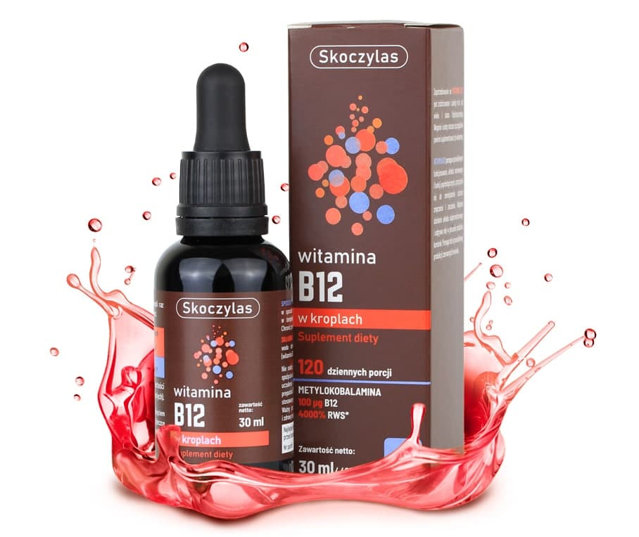 Skoczylas Vitamina B12 i droppar 30 ml – Skoczylas förpackning
