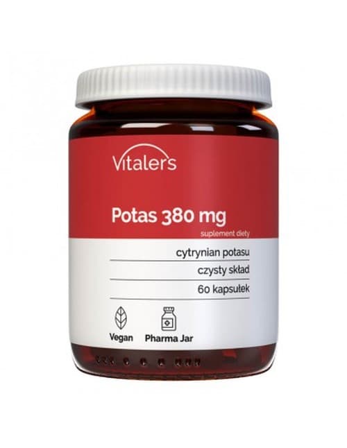 Vitaler's Potas 380 mg 60 capsule – Vitalers confezione