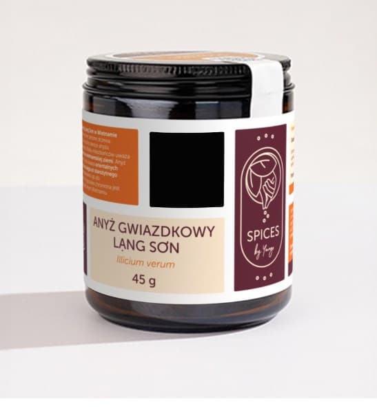 Spices By Yango - Star Anise - 45g – Spices By Yango förpackning