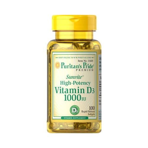 Puritan's Pride - Sunvite Vitamina D3 ad alta potenza – Puritan's Pride packaging