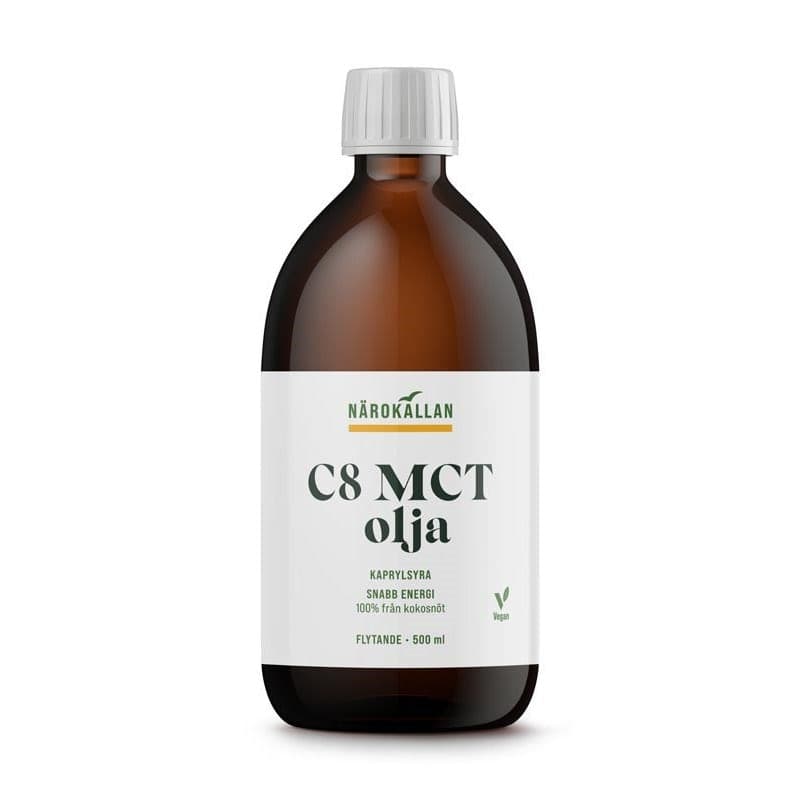 C8 MCT olja 500ml | Närokällan