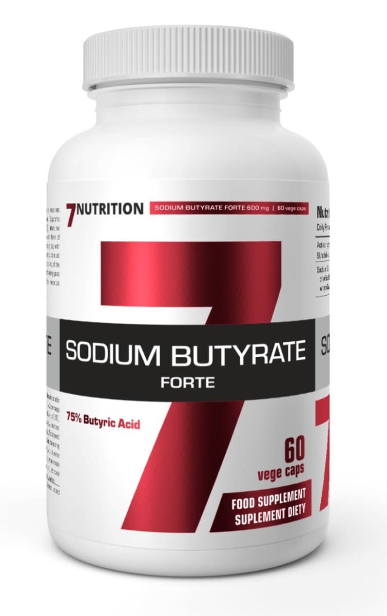 7Nutrition - Sodium Butyrate Forte - 60 capsules – 7 Nutrition packaging