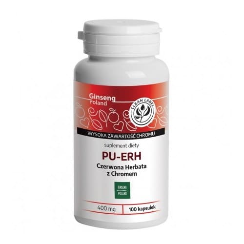 Ginseng Poland - Pu-Erh Red Tea With Chromium - 100 Caps