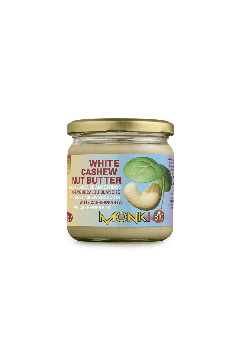 Cashew Paste White 330g – Monki packaging