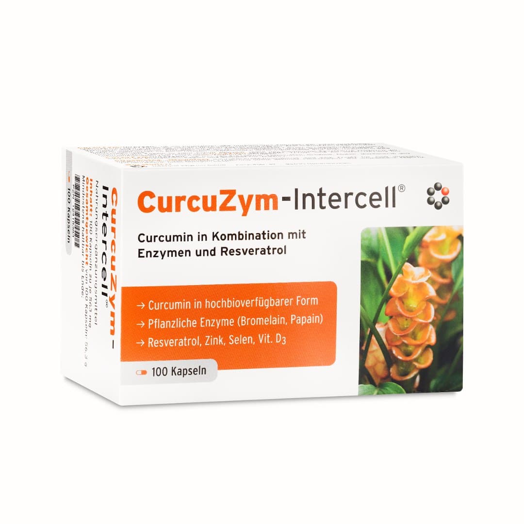 Intercell - Pharma - CurcuZym - 100 caps – Intercell förpackning