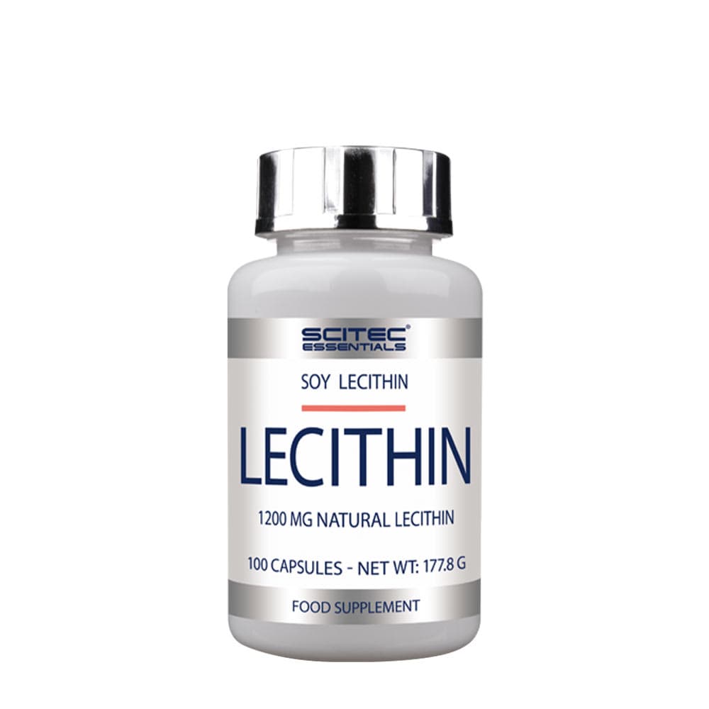 Scitec Essentials Lecithin 1200mg - 100 Mjuka Kapslar – Scitec Nutrition förpackning