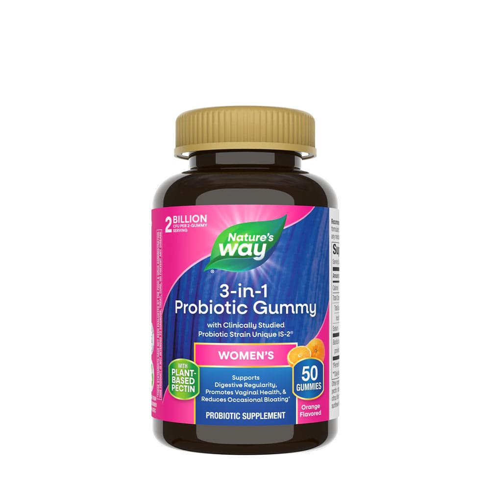 Nature's Way 3-in-1 Probiotic Chewing Gum for Women - 50 pcs