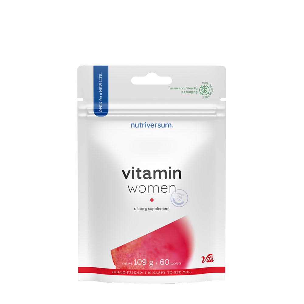 Nutriversum Vitamin Women - 109g / 60 tabletter – Nutriversum packaging