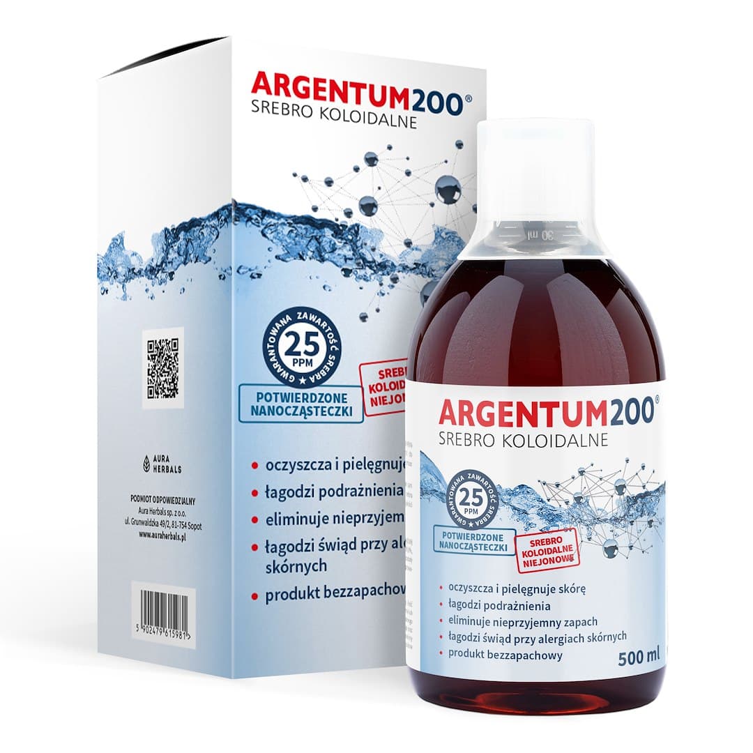 Aura Herbals - 25 Ppm - 500ml – Aura Herbals opakowanie